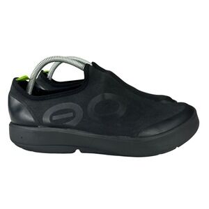OOFOS OOmg eeZee Low Black Slip-On Shoes Recovery Comfort Sneakers Mens 10 EU 43